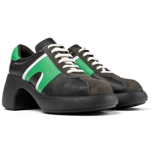 Zapatos de cordones - CAMPER Thelma - Negro - Cuero liso