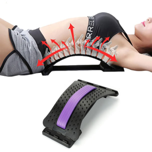 Massaggiatore di trazione lombare e agopuntura di terapia magnetica e fisioterapia della vertebra cervicale