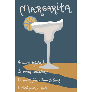Tableau pause margarita Toile imprimée