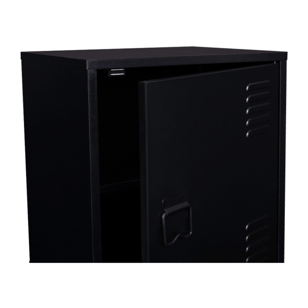 Tables de chevet Storen en métal noir - lot de 2
