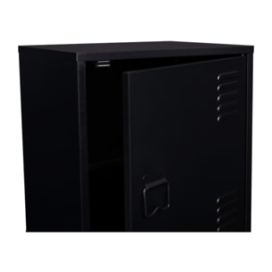 Tables de chevet Storen en métal noir - lot de 2
