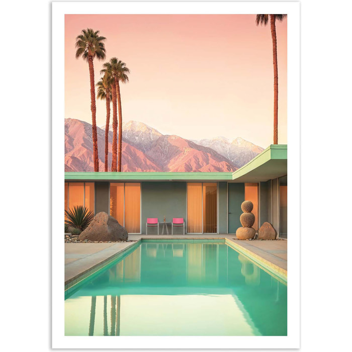 Affiche - Motel 66 Palm Springs - Philippe Hugonnard