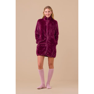 Vestaglia donna eco pelliccia articolo unito. Noidinotte