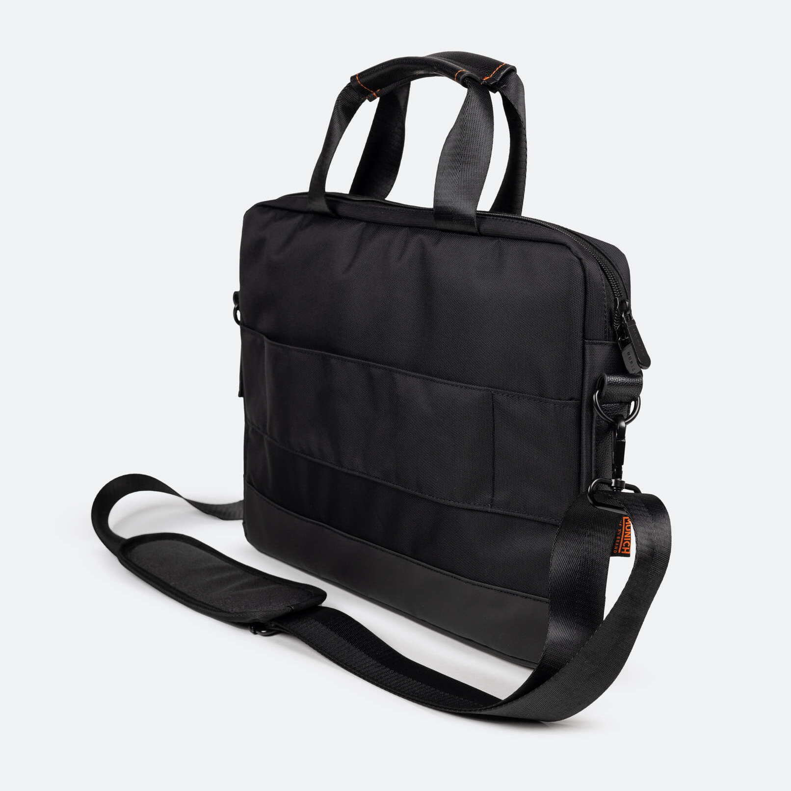 Maletín Bandolera Porta Portátil Negro BRIEFCASE. X-VENTURE