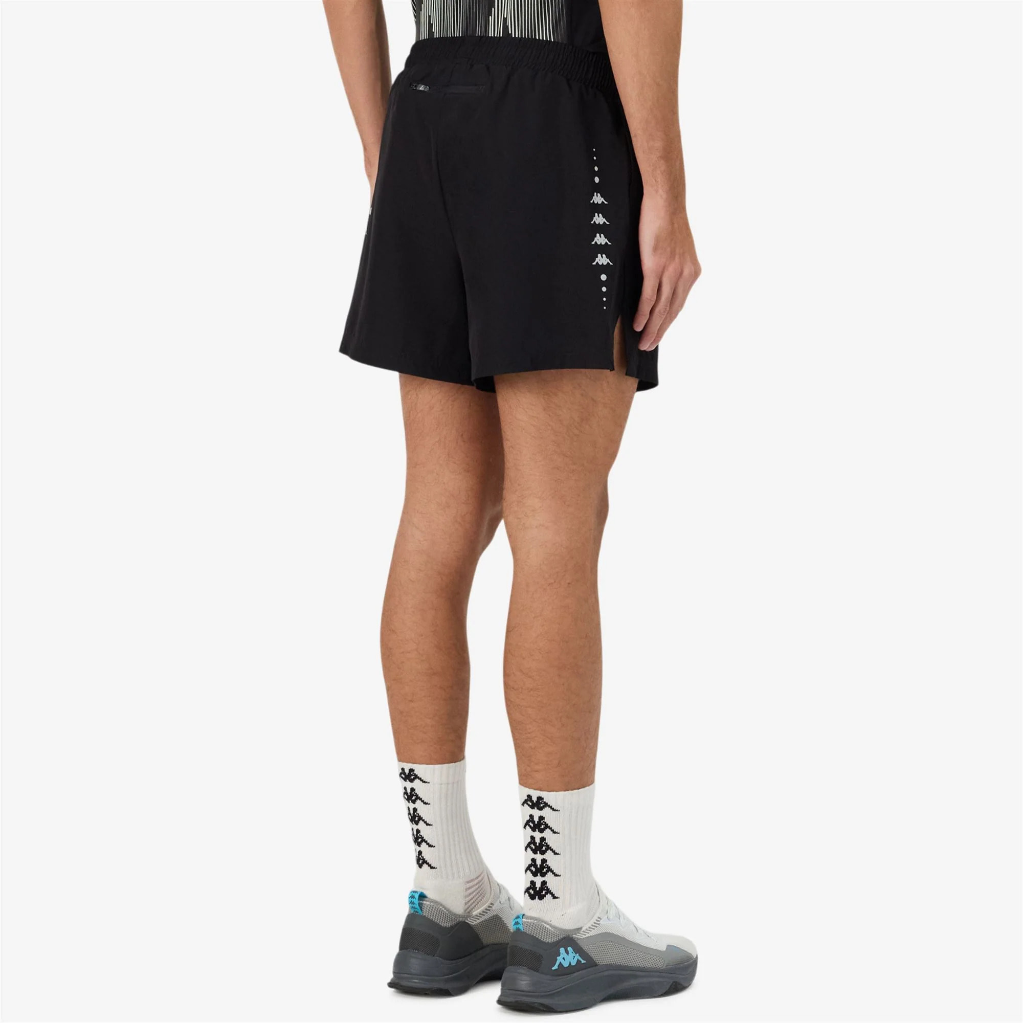 Kappa - Pantaloni Corti Uomo Nero - Kombat Run Festo