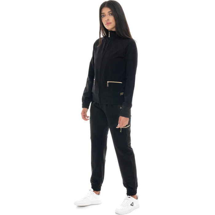 Tuta invernale donna collo in piedi e zip, pantalone cargo Leone 1947 Chic Tones