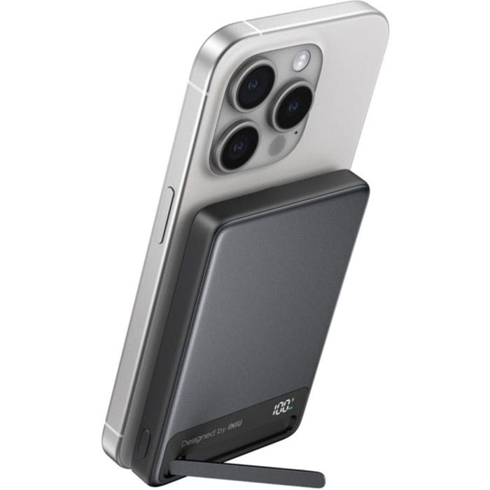 Batterie externe INIU 10000 mAh MagPro slim noir