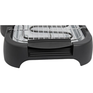 Barbecue électrique LISTO BAT L7 noir à poser, 40x24.5 cm