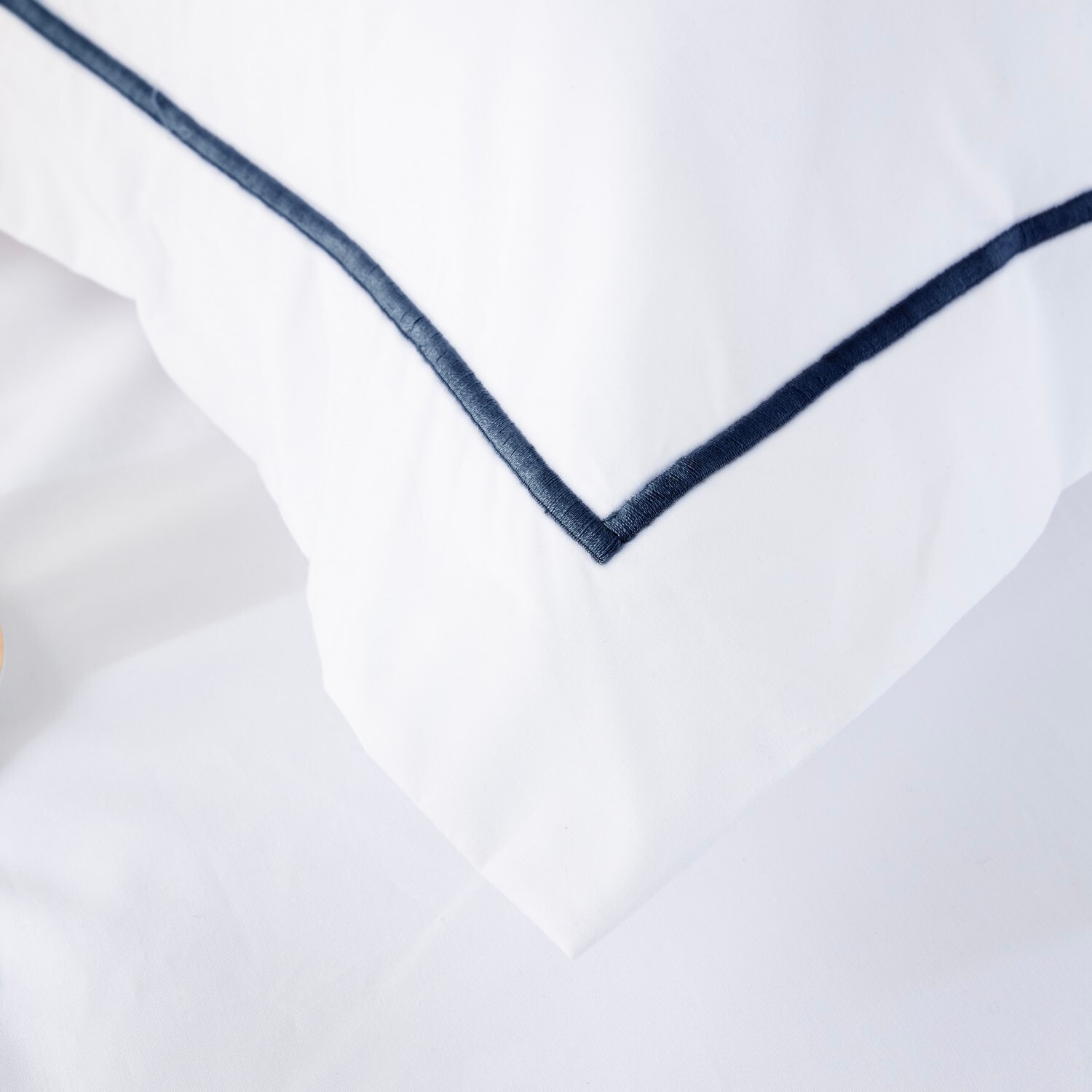 Funda de almohada ito blanco/azul