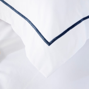 Funda de almohada ito blanco/azul