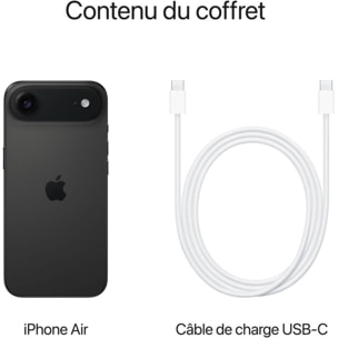 Smartphone APPLE iPhone Air Noir sidéral 1To