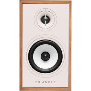 Enceinte bibliothèque active TRIANGLE BR02 Connect Chene