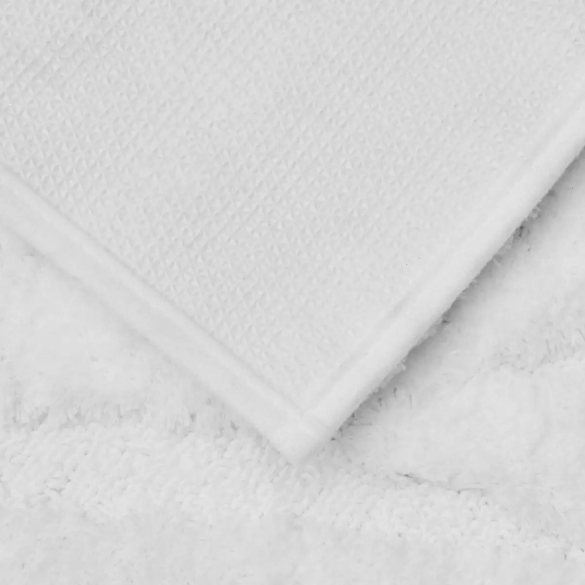 Tapis de bain Cloudy 75x50cm blanc
