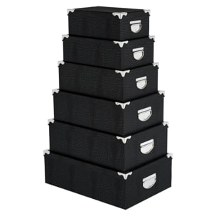 Lot de 6 boîtes crocos