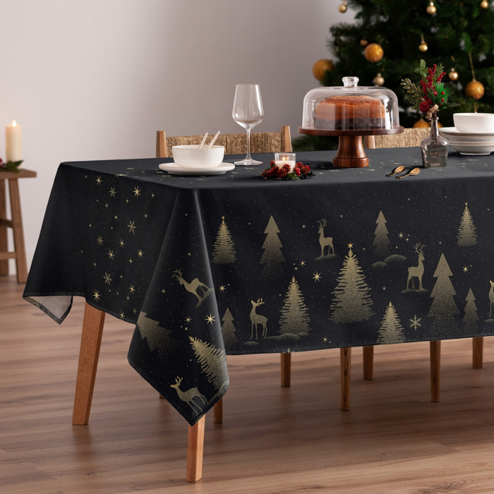 Nappe de Noël en coton155x300 cm