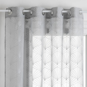Voilage "Mia" gris 140x240cm