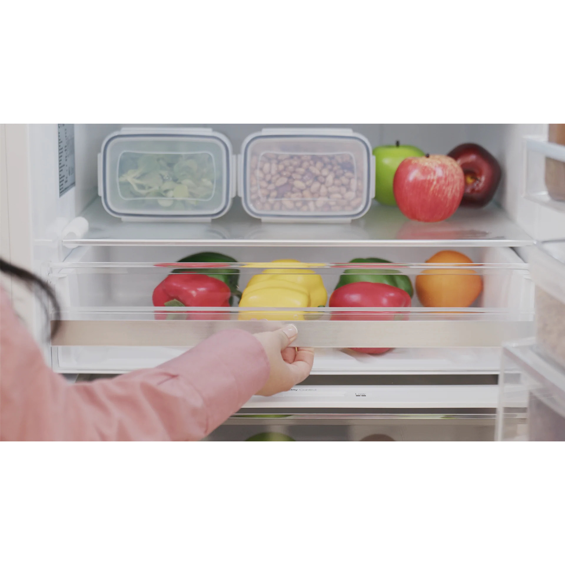 Frigorífico Combi EVVO F55, 226 l + 96 l, Blanco, Total No Frost