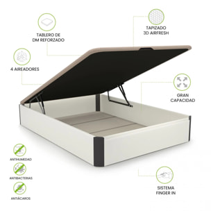 Canapé Luxury 3D Blanco - Grafito