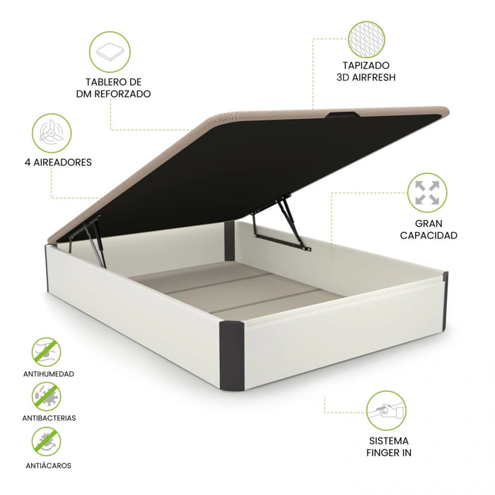 Canapé Luxury 3D Blanco - Grafito