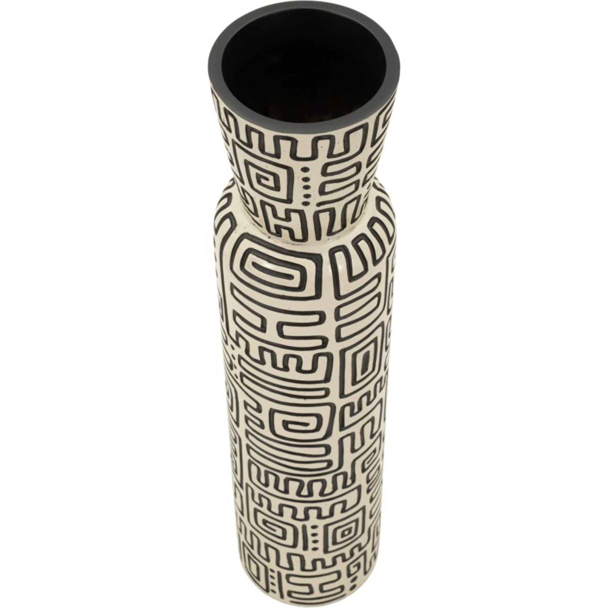 VASO RESINA NAIROBI CM Ø 15,5X65 (APERTURA CM Ø 11,5)