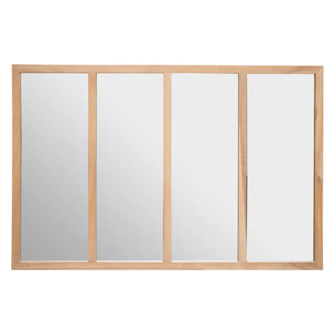 Miroir d'atelier "Nae" bois 116x76cm