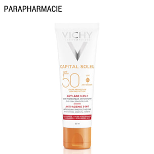 Idéal Soleil SPF50 - Soin Antioxydant 3 en 1 - 50 ml