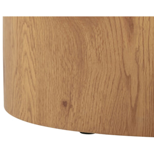 Aeryn - lot de 2 tables basses - chêne naturel - 48 et 40 cm - Bois