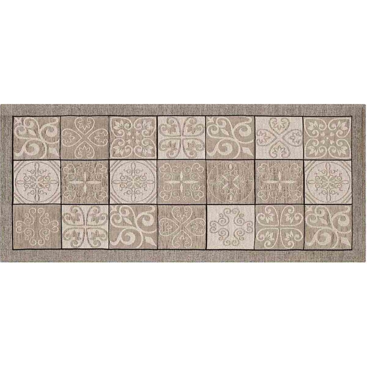 Tappeto Passatoia Sottolavello Cucina Tortora