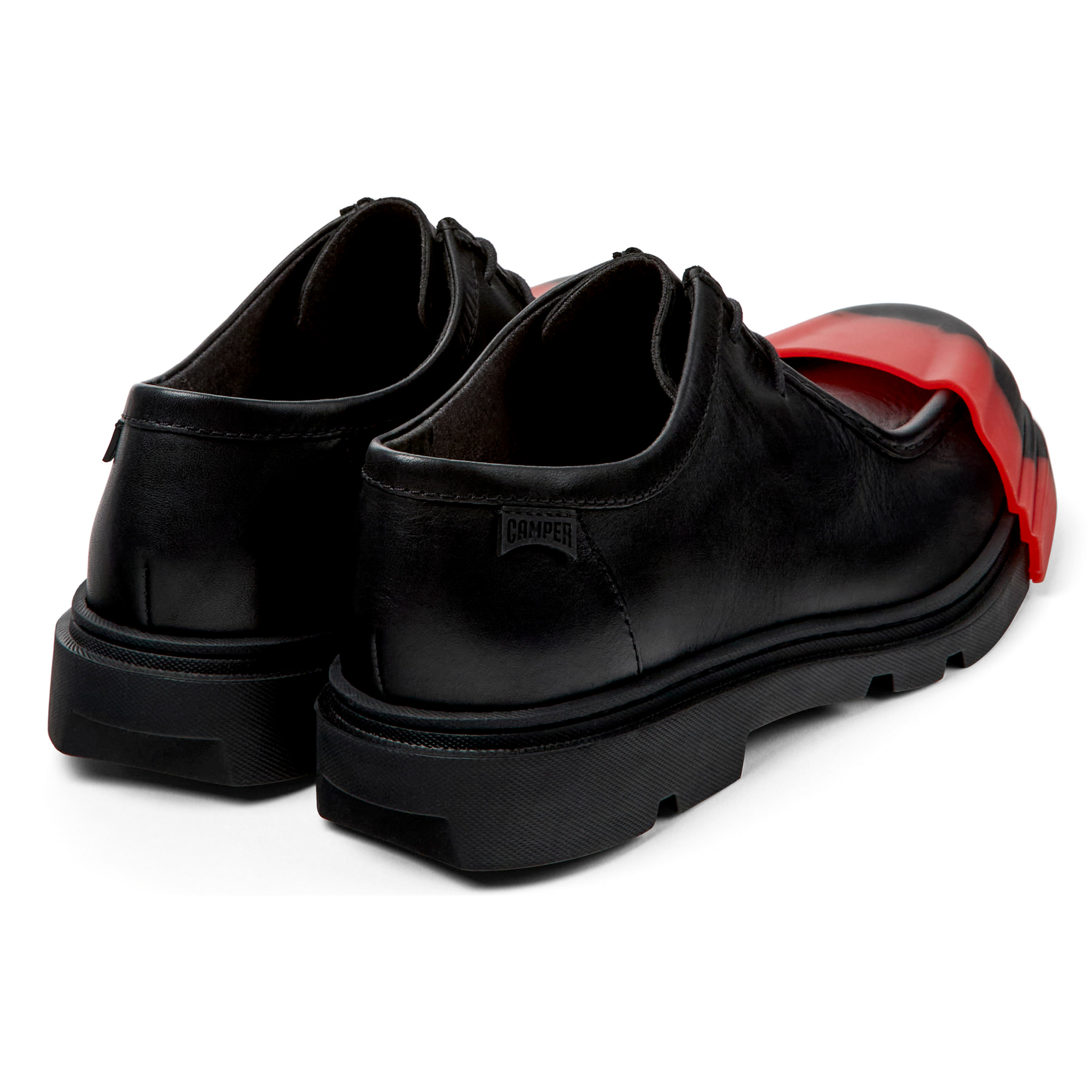 Scarpe stringate - CAMPER Junction - Nero - Pelle liscia