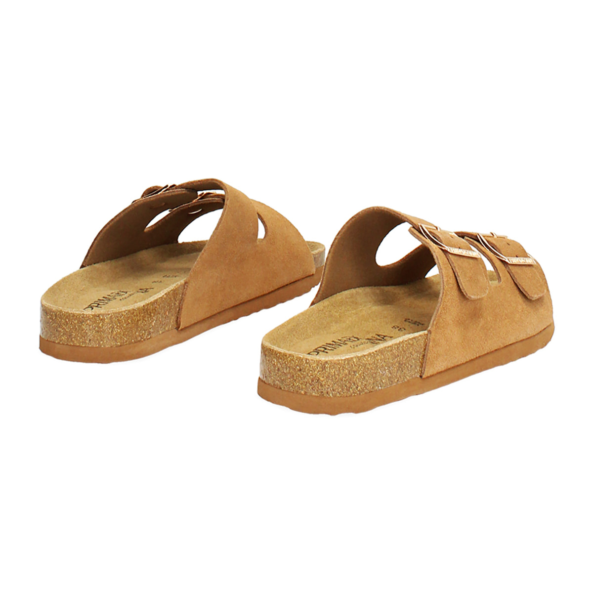 Fussbett donna cognac in camoscio