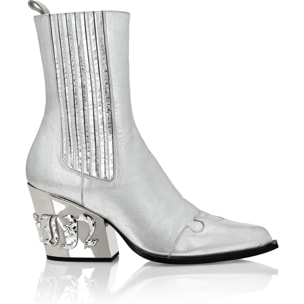PHILIPP PLEIN Boots Mid Flat GOTHIC PLEIN