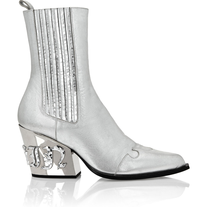 PHILIPP PLEIN Boots Mid Flat GOTHIC PLEIN