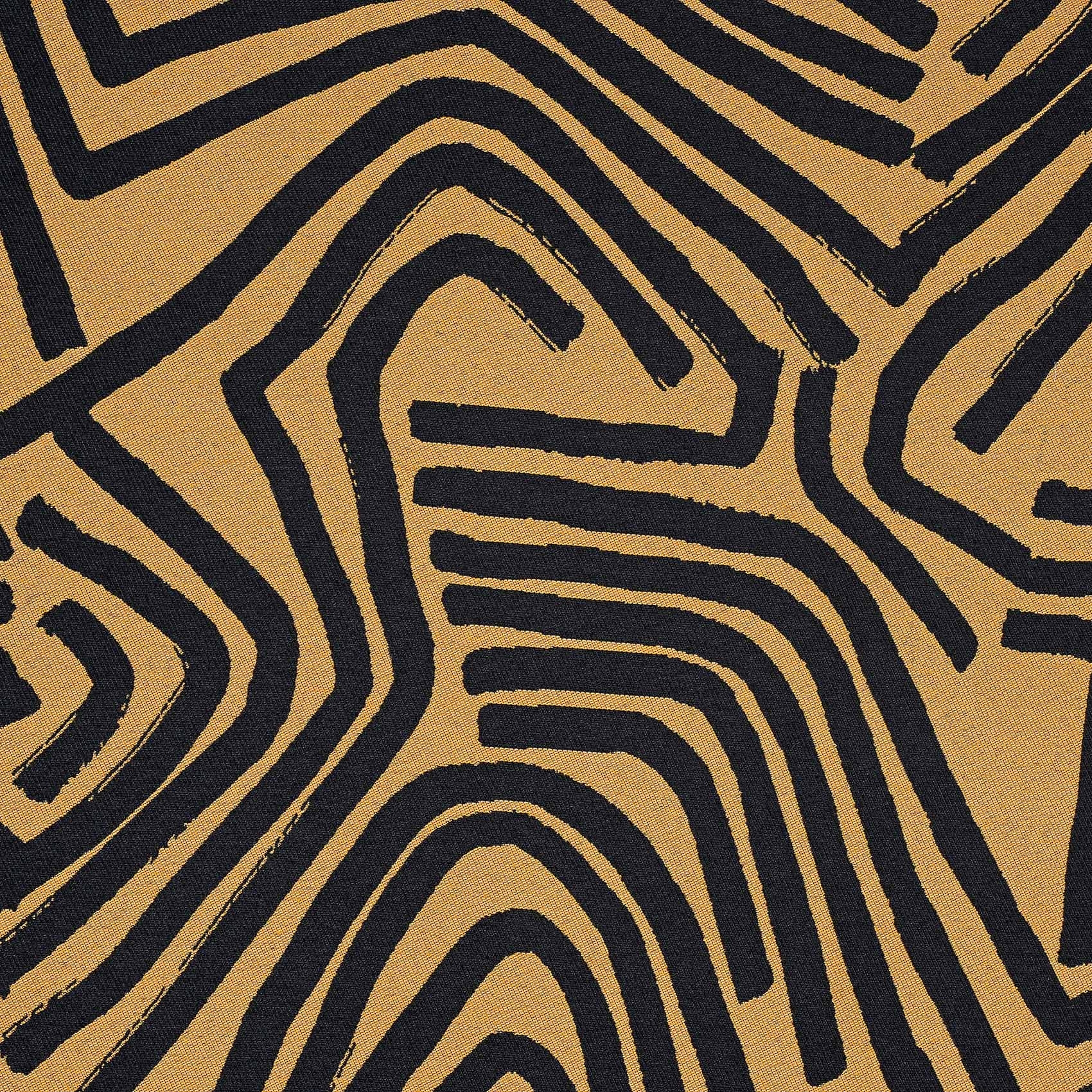 Jeté de lit avec des impressions ethniques - Orange