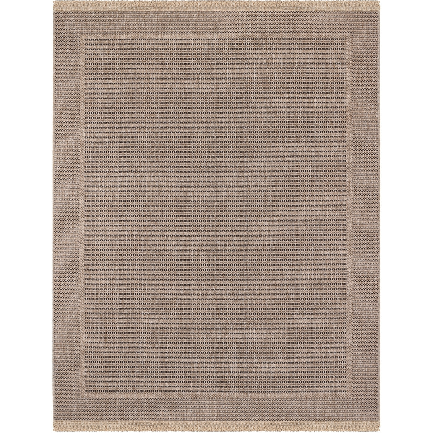 MINDY Alfombra Exterior/Interior Efecto Yute