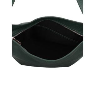 Borsa a spalla da donna Made in Italy - Modello Zelia Plus - 100% pelle - 29.0 x 32.0 x 17.5 cm