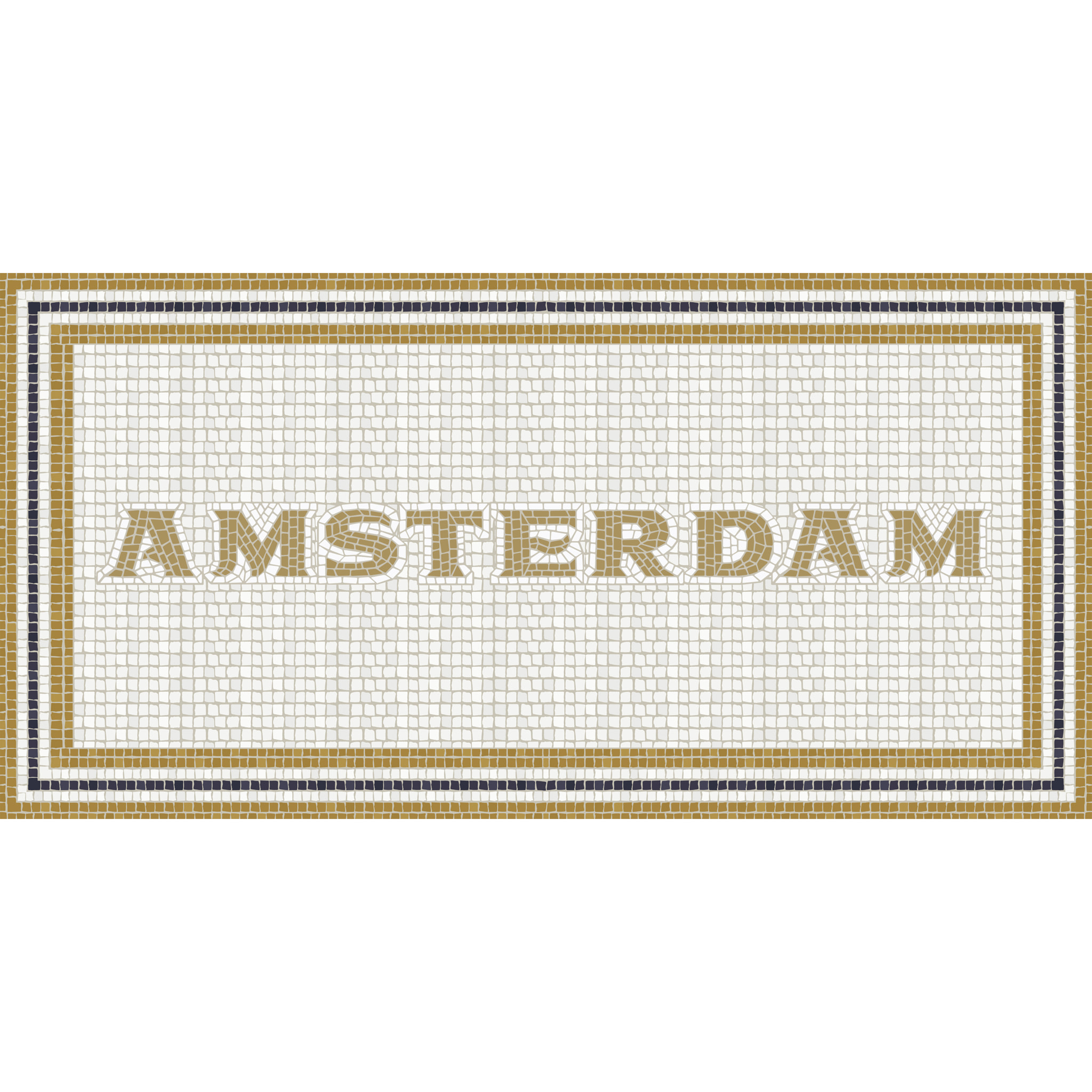 Alfombras vinílicas de Ceramiko - Mosaico romano "Amsterdam"