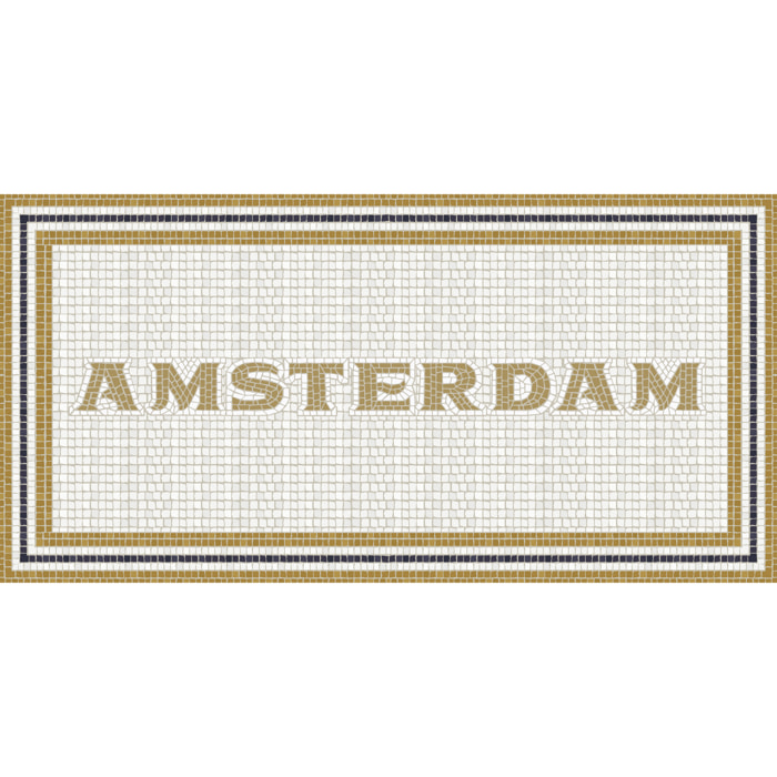 Alfombras vinílicas de Ceramiko - Mosaico romano "Amsterdam"