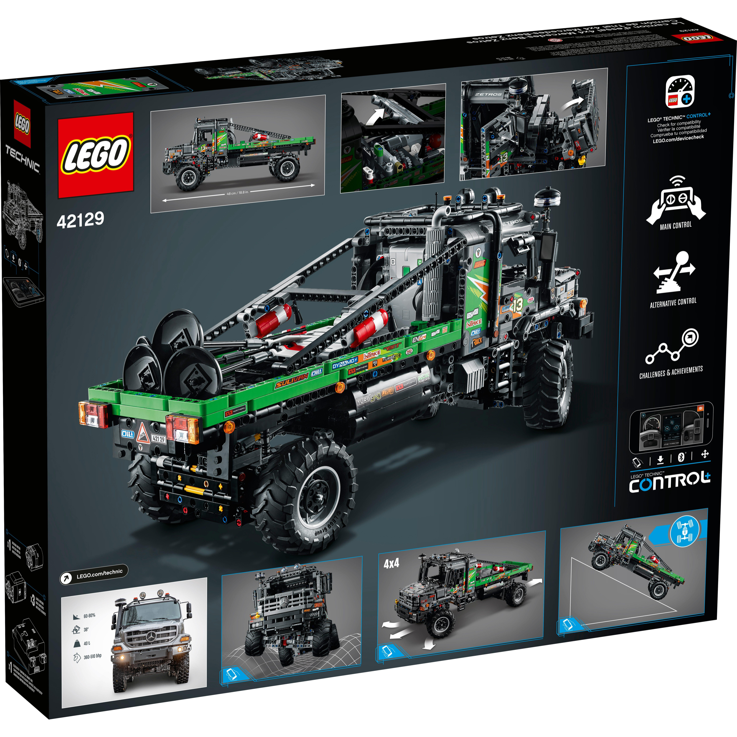 LEGO TECHNIC 42129 - CAMION FUORISTRADA 4X4 MERCEDES-BENZ ZETROS