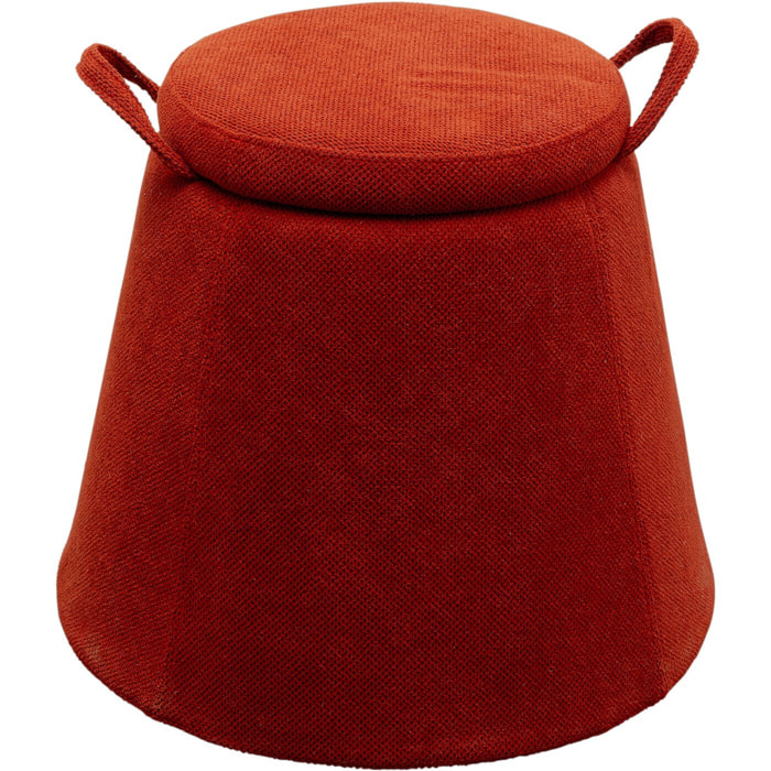 Tabouret Thimble rouge Kare Design