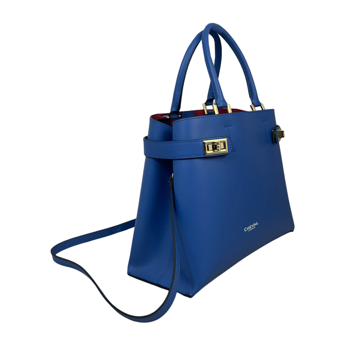 Bolso de Mano Cheval Firenze Shedir Azul Bígaro