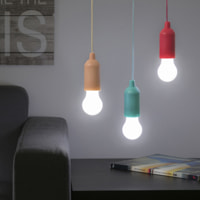 Lampadina LED Portatile Con Corda - Ø5,5x16,5 cm