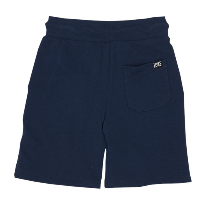 Pantalón corto de algodón infantil Leone Real Boxing