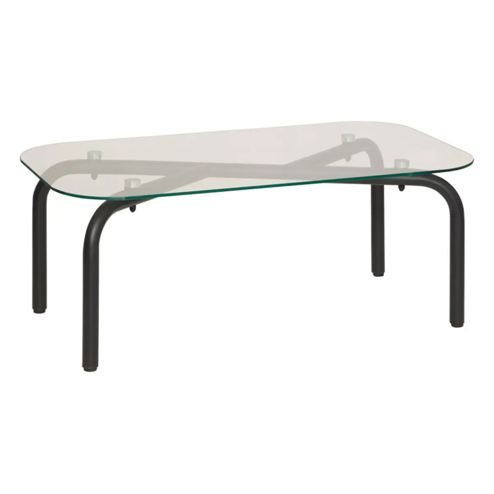 Table basse Hecate noir 110x60cm