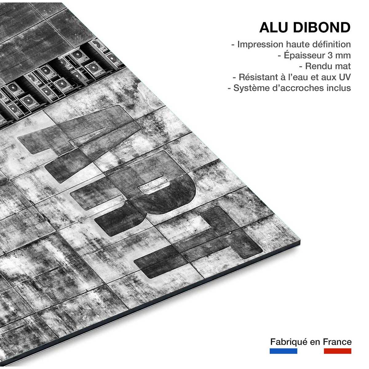 Tableau deco Gritty palace Tableau alu Dibond