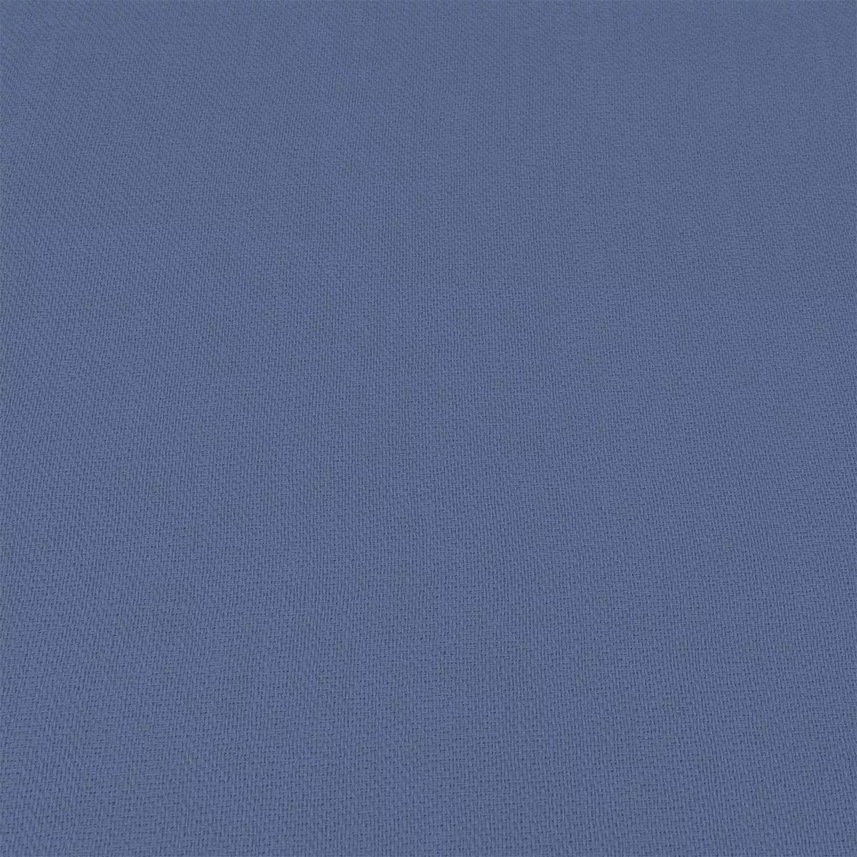 Serviette pur coton motif jacquard bleu Bastide bleuet