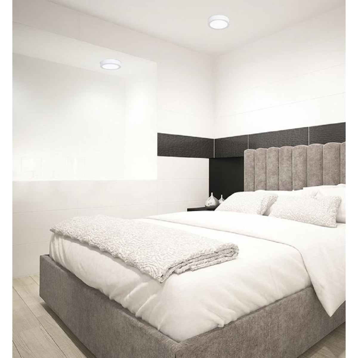 Forlight Plafon Ip23 Easy Round Surface Ø170Mm Led 10W 3000K Blanco 925Lm
