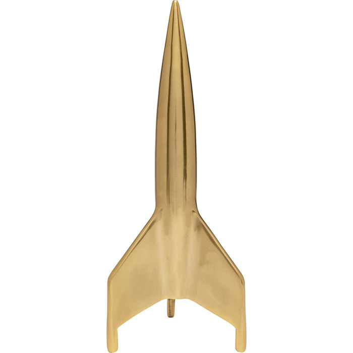 Déco fusée dorée 35cm Kare Design