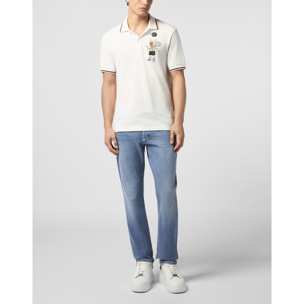PHILIPP PLEIN Super Straight Cut Jeans Basic Cocco Label