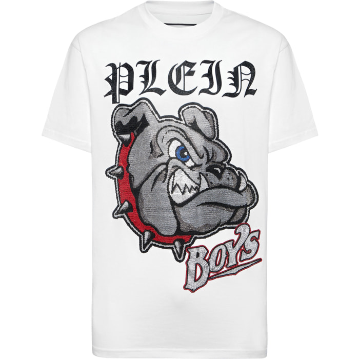 PHILIPP PLEIN T-Shirt Round Neck BULLDOGS