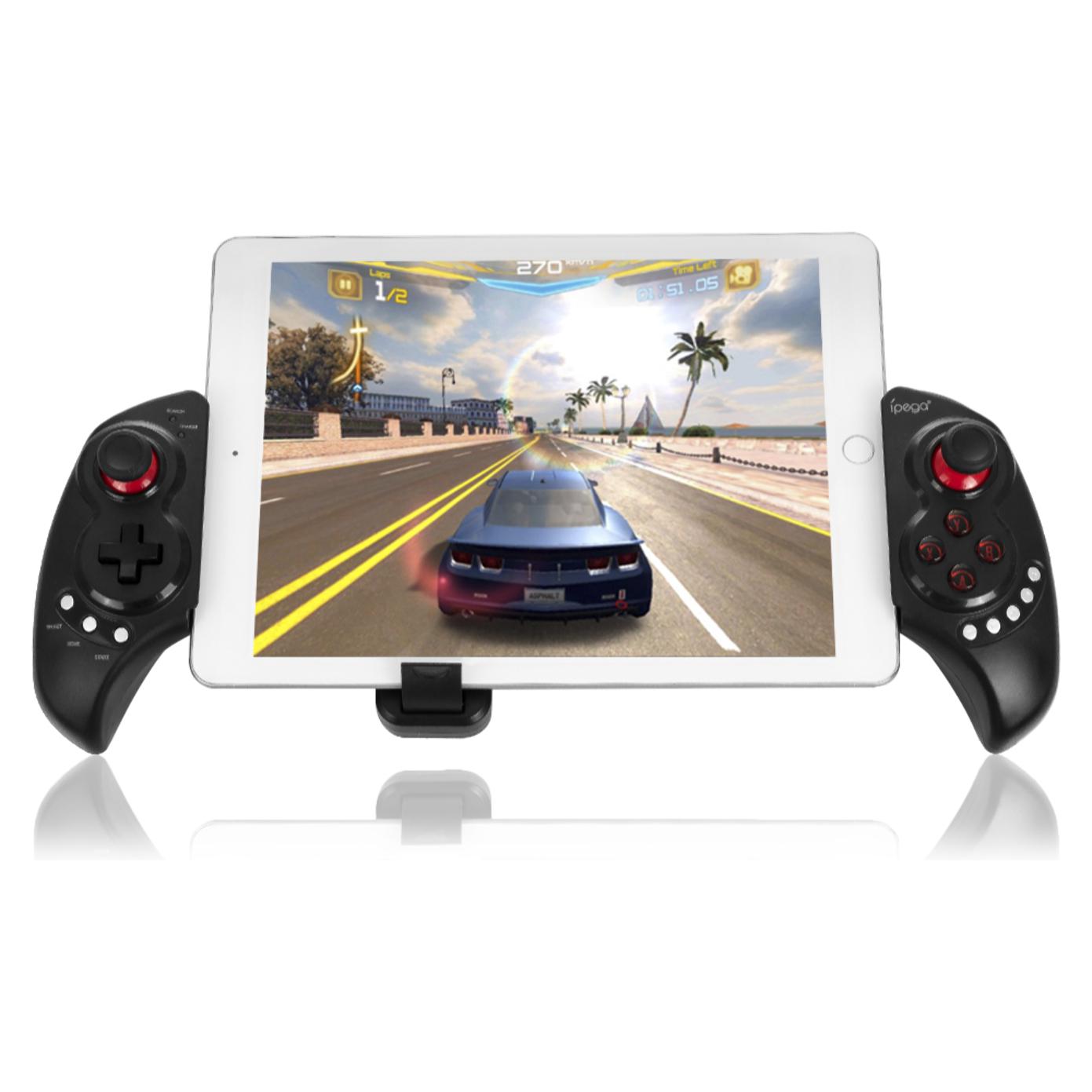 Gamepad Bluetooth extensible, con stand central, para Smartphones, Tablets y PC